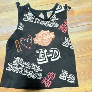 girls 6x Harley Davidson top